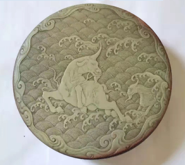 吴荣华的作品-瑞兽神羊
