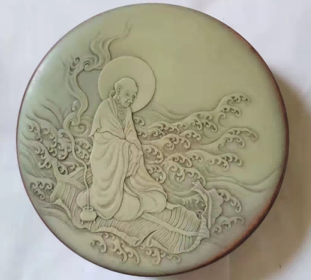 吴荣华的作品-渡江罗汉