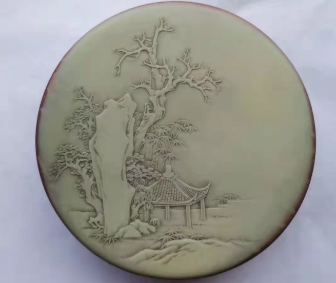 吴荣华的作品-江亭夕望