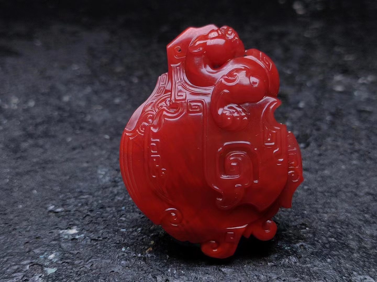 许星龙的作品-许星龙南红