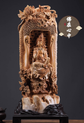 庄伟的作品-庄伟木雕