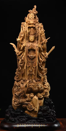庄伟的作品-庄伟木雕