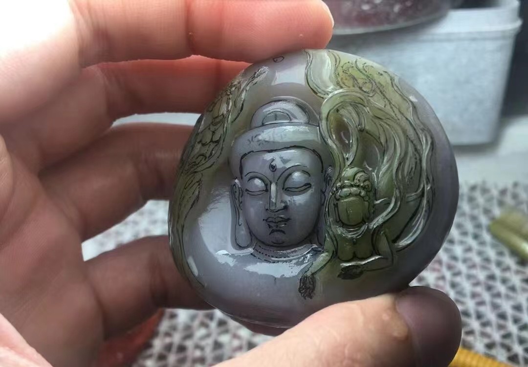 刘安的作品-刘安玉雕