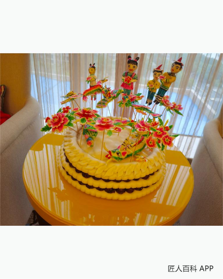 岳若惠的作品-岳若惠面花